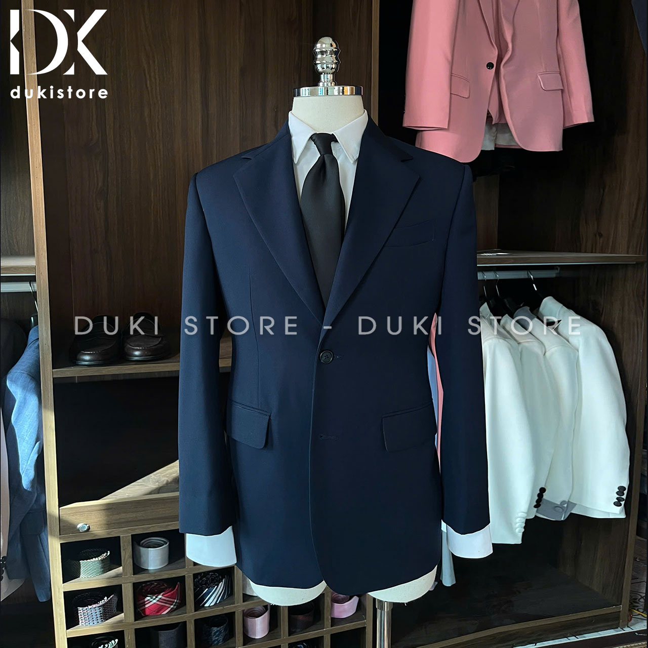 Bộ áo vest nam màu xanh navy đẹp DKB0098 bo-ao-vest-nam-mau-xanh-navy-dep-DKB0098-1